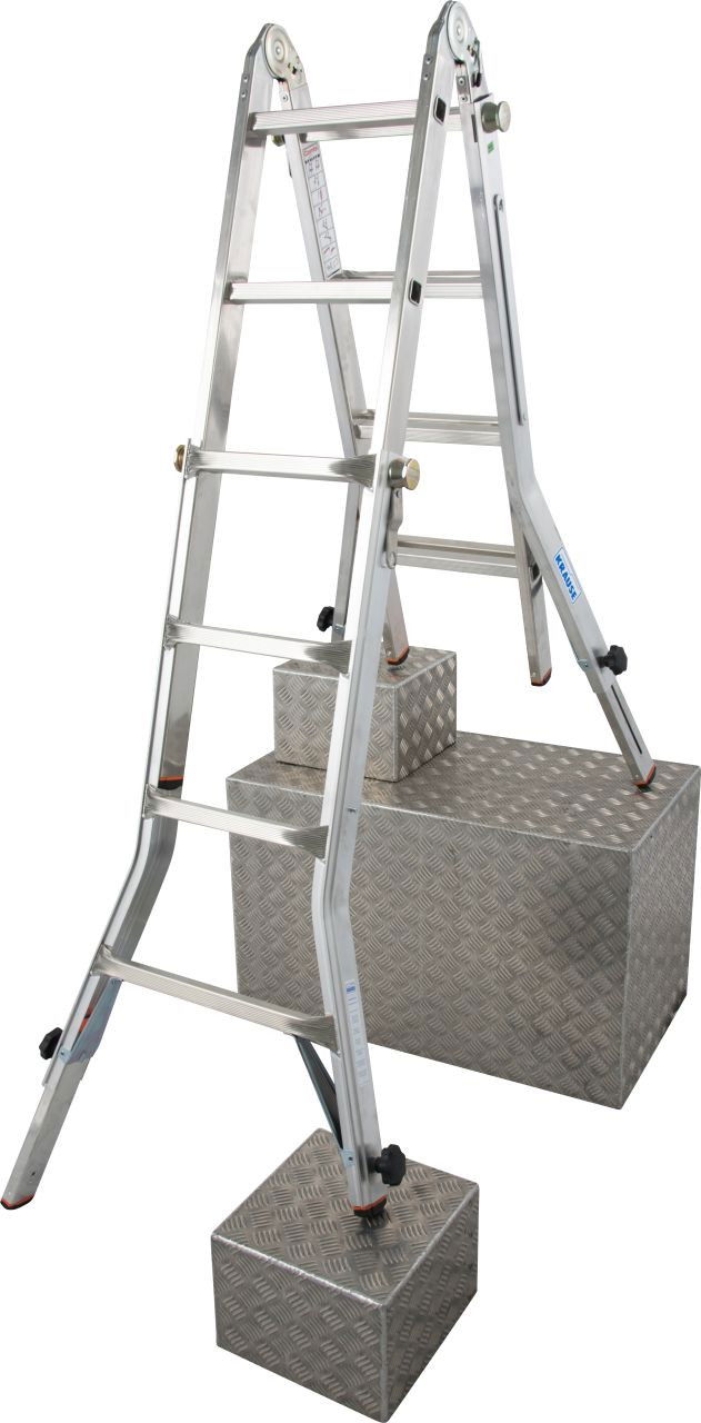 Krause MONTO TeleVario teleszkópos csuklós létra 4 db szárhosszabbítóval, 4x4 fokos termék fő termékképe