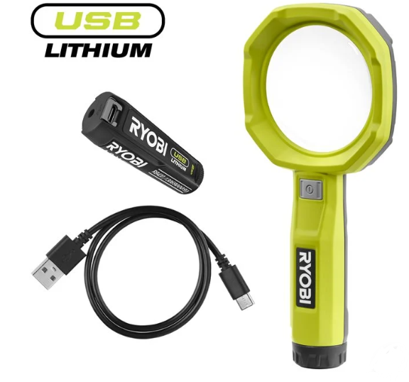 Ryobi RML4-120G akkus nagyítólámpa (1 x 2.0 Ah USB Li-ion akkuval) termék fő termékképe